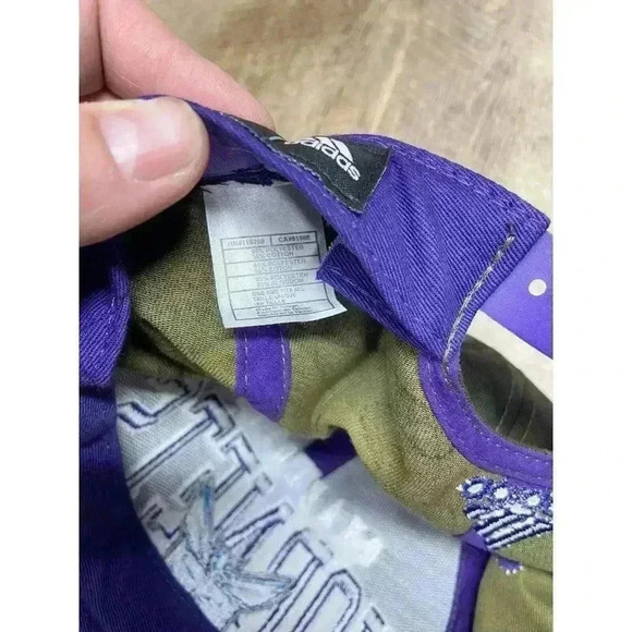 Charlotte Hornets Adidas Camo NBA Snapback Hat Cap Adjustable Spellout - Picture 7 of 9